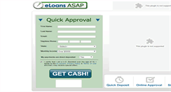 Desktop Screenshot of eloansasap-1.com
